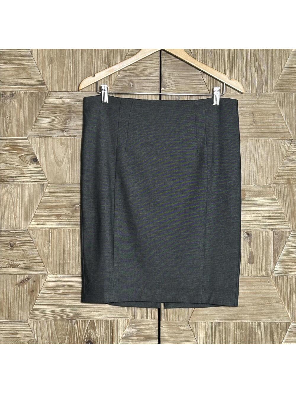 Express Women's Pencil Skirt Classic Gray Size 10 Office Siren 90s Minimalist